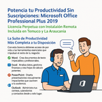 Instalacion Microsoft Office Profesional 2019 | Instalacion Remoto Incluye Licencia | variante 2
